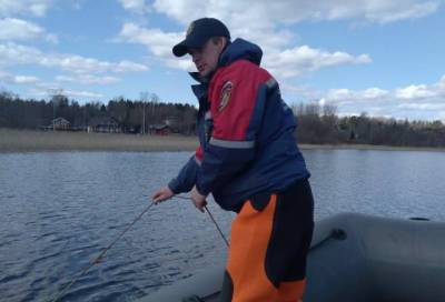 На озере под Приозерском выловили тело пропавшего рыбака