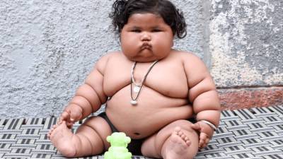 Самый толстый ребенок в мире: 19 кг в восемь месяцев