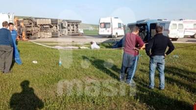 В Ставропольском крае пять детей погибли в ДТП с микроавтобусом и грузовиком