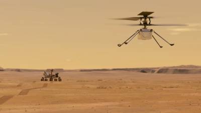Марсианский вертолет взлетел в четвертый раз со второй попытки