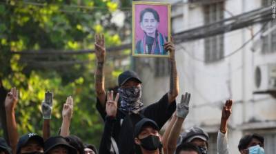 В Мьянме полностью отключили интернет, чтобы пресечь акции протеста