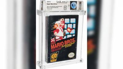 Картридж с видеоигрой Super Mario Bros. продан с аукциона за $660 тыс.