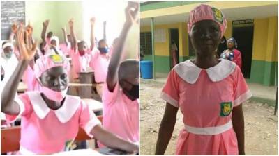 В Нигерии женщина в 50 лет впервые пошла в школу: фото