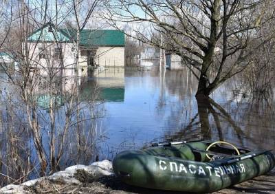 В Ряжске затоплено 64 дома