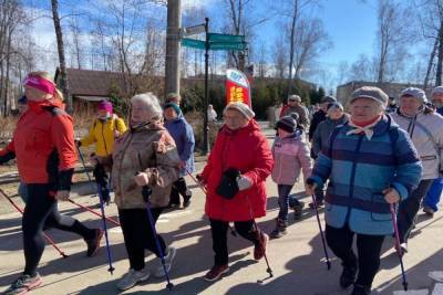 Ориентир на долголетие: тульские пенсионеры осваивают скандинавскую ходьбу