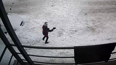 Сошедший с крыши снег едва не убил мальчика в ЯНАО. Видео