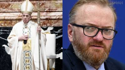 Милонов попросил папу римского запретить благословлять «правосеков» на Украине