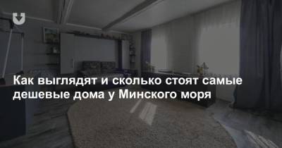 Как выглядят и сколько стоят самые дешевые дома у Минского моря - news.tut.by - Минск - Минская обл.
