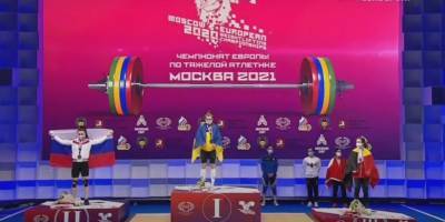 Камила Конотоп - украинка завоевала золото на ЧЕ по тяжелой атлетике в России - ТЕЛЕГРАФ
