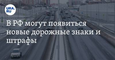 В РФ могут появиться новые дорожные знаки и штрафы