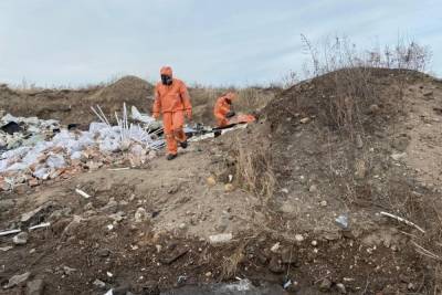 В Красноярске обнаружили контейнеры с маркировкой химических отходов