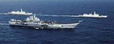 Корабли Китая вышли в западную часть Тихого океана