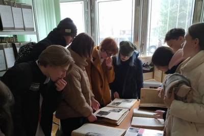 Школьники посетили архив Серпухова
