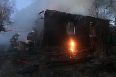 В Смоленской области ранним утром погибли в пожаре женщина и ребенок