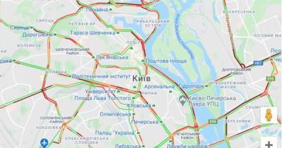 Первый день локдауна в Киеве: тарифы на такси бьют рекорды (ФОТО)