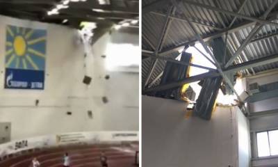 Крыша спорткомплекса обвалилась во время детских соревнований: здание построили меньше трех лет назад