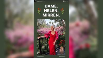 Актриса Хелен Миррен выбрала обтягивающее платье для премии SAG-2021