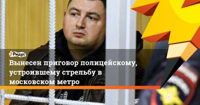 Вынесен приговор полицейскому, устроившему стрельбу в московском метро