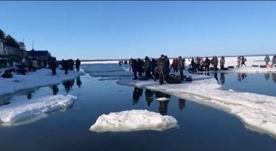 Опубликовано видео из затопленных российских регионов