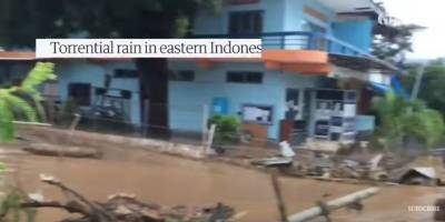 Наводнение в Индонезии - 55 человек погибли, еще 40 пропали без вести - появилось видео - ТЕЛЕГРАФ
