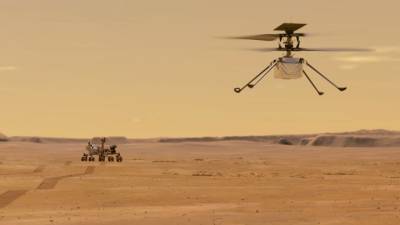 Первый марсианский вертолёт приготовился к старту
