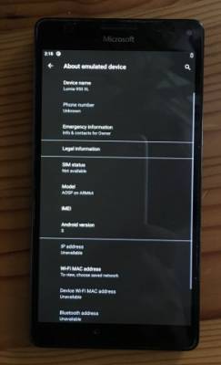 На Lumia 950 XL запустили Android 12