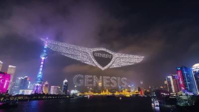 Genesis подняла в воздух 3281 дрон и установила новый мировой рекорд