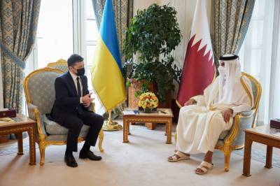 Инвестиции в обмен на еду: Зеленский побеседовал с эмиром Катара