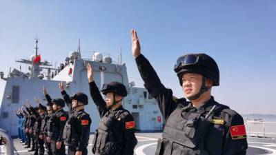 Группа из шести китайских военных кораблей замечена у японского острова Окинава