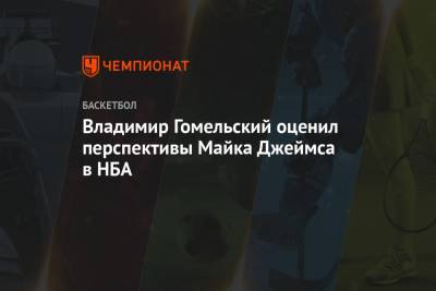 Владимир Гомельский оценил перспективы Майка Джеймса в НБА