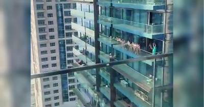 В Дубае арестована группа украинских моделей, снимавшихся полостью голыми на балконе