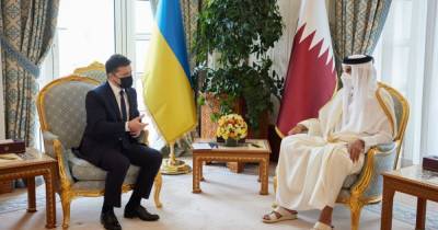 Президент Зеленский пригласил компании из Катара участвовать в "Большой стройке"