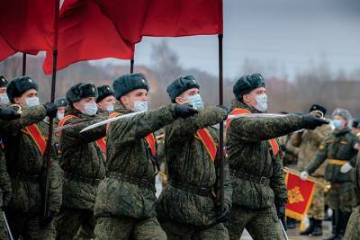Вторая тренировка парада Победы состоялась в Подмосковье