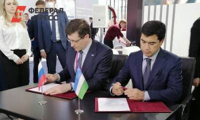 Глеб Никитин подписал меморандум о сотрудничестве с Узбекистаном