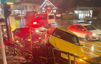 Суперкар попал в ДТП на Красной Поляне в Сочи