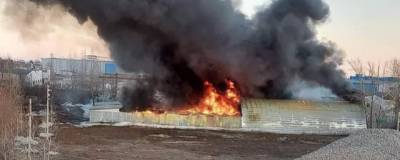 В Самарской области пожар повредил два ангара, есть пострадавший