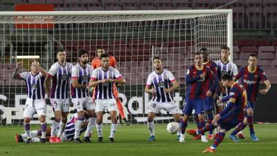 «Барселона» вырвала победу у «Вальядолида» в матче Ла Лиги
