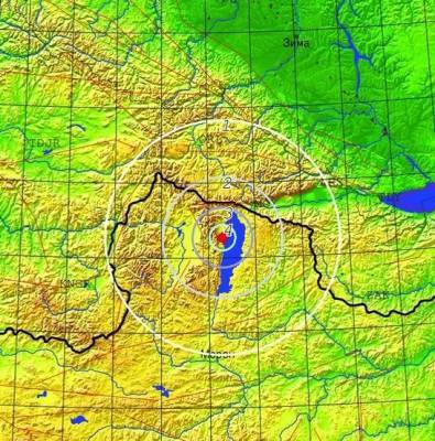 Сильное землетрясение произошло на границе Монголии и Сибири