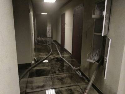 При пожаре в жилом доме в Кудрово пострадали два человека