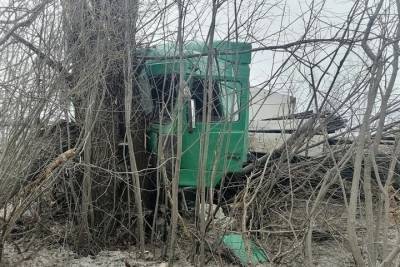 В Марий Эл водитель грузовика пострадал при наезде на дерево