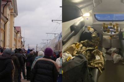 Военные устроили стрельбу в поезде "Укрзализныци", примчал спецназ: первые подробности и фото с места