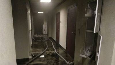 Видео из квартиры в Кудрово, где произошел пожар из-за взрыва электросамокатов