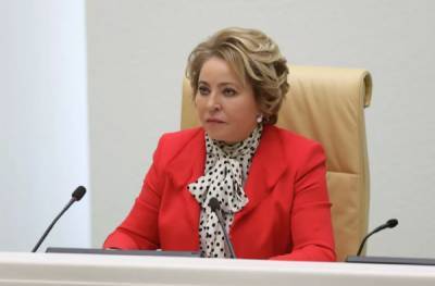Матвиенко рассказала об ожиданиях от послания президента Федеральному Собранию
