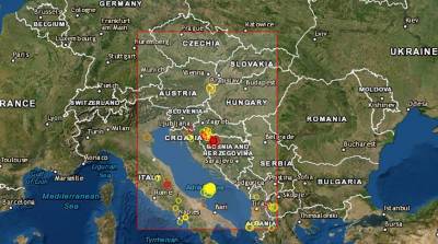 Землетрясение магнитудой 4,6 произошло в Хорватии