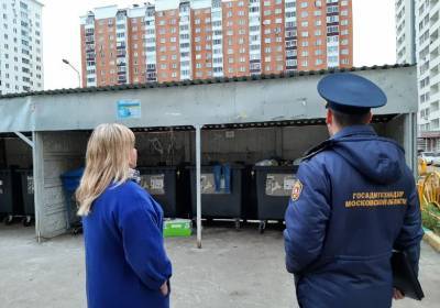 В Чехове устранили 39 нарушений на контейнерных площадках