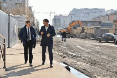 Краснодарские власти предложили вести ремонт улицы Черкасской круглосуточно