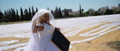 Невеста с фатой длиной 7000 метров попала в Книгу рекордов Гиннесса