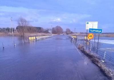 В Шиловском районе подтопило низководный мост