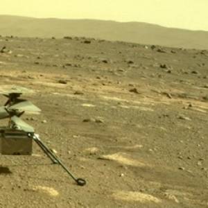 Вертолет NASA сделал первое фото на Марсе