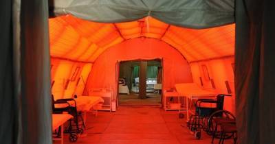 В Хмельницкой области развернули мобильный госпиталь для лечения больных коронавирусом: подробности